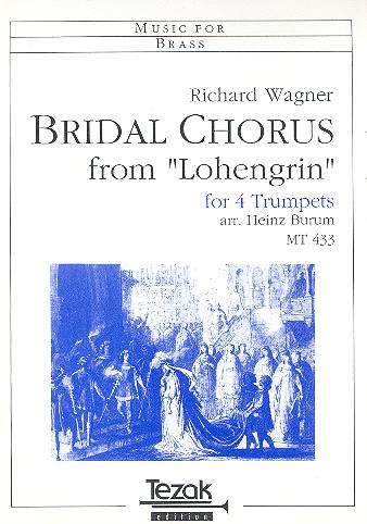 Brautchor aus Lohengrin für 4 Trompeten