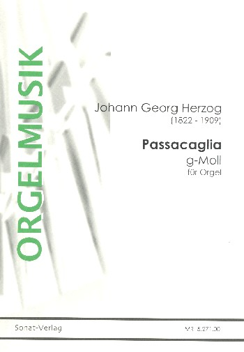 Passacaglia g-Moll für Orgel
