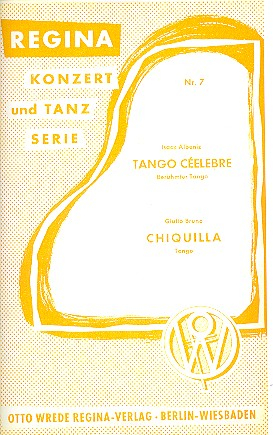 TANGO CELEBRE UND CHIQUILLA: FUER SALONORCHESTER