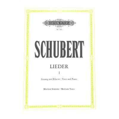 Liedersammelband Schubert Lieder Band 1 mittel