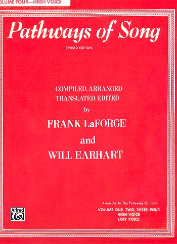 Pathways of Song vol.4 for high voice