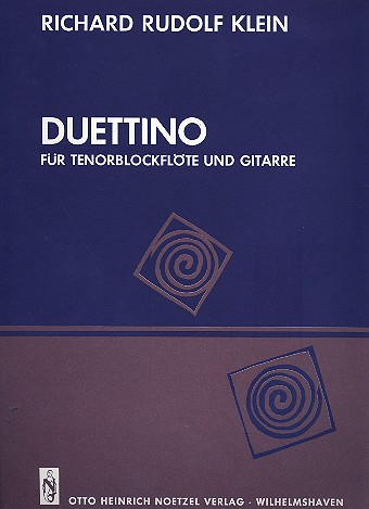 Duettino für Tenorblockflöte und Gitarre