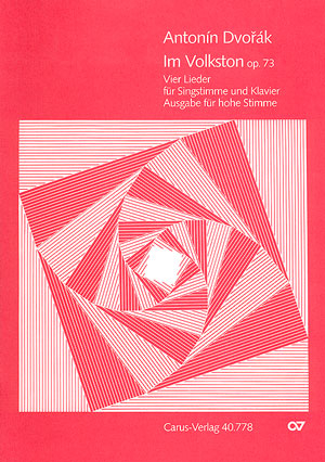 Im Volkston op.73 4 Lieder für hohe Singstimme und Klavier
