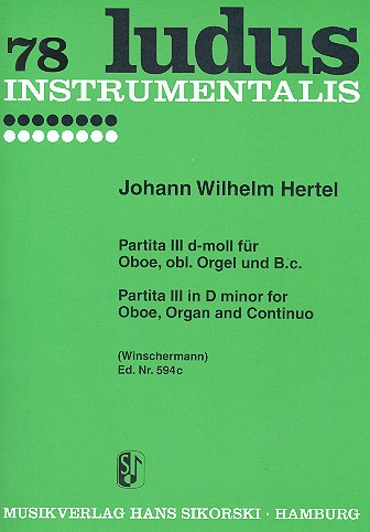 Partita d-Moll Nr.3 für Oboe, Orgel und Bc