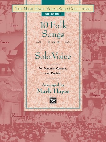 10 Folk Songs for medium low voice and piano