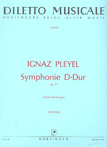 Sinfonie D-Dur op.3,1 für Orchester