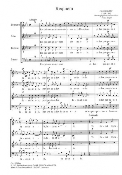 Requiem für Soli, Chor und Orchester