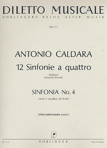 Sinfonia Nr.4 für Streicher und Bc