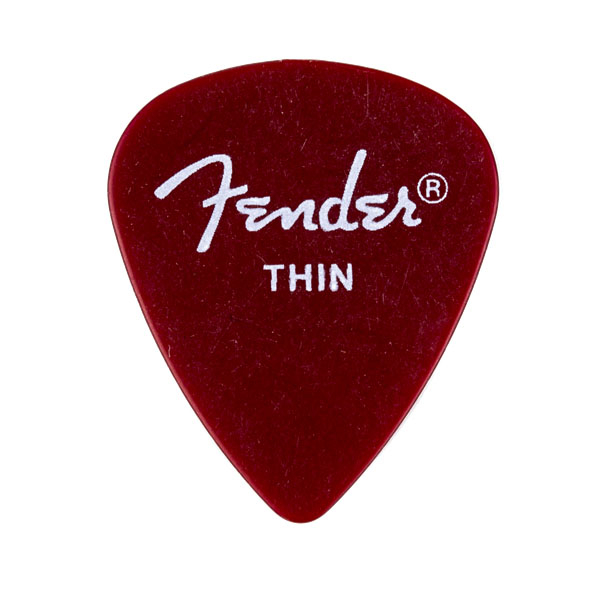 Plektrenpack Fender California Red Thin