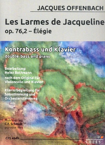 Les larmes de Jacqueline op.76,2 für Kontrabass und Klavier