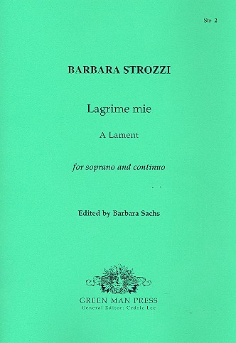 Lagrime mie for soprano and Bc