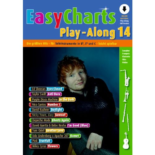 Spielbuch Easy Charts Play-Along, Band 14