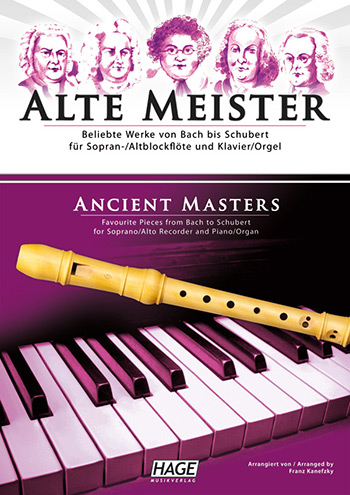 Alte Meister für Blockflöte und Klavier (Orgel)