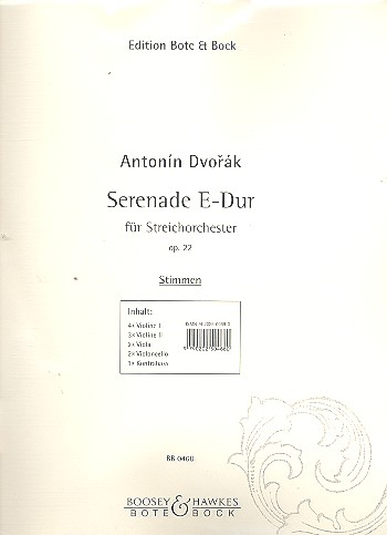 Serenade E-Dur op.22 für Streichorchester