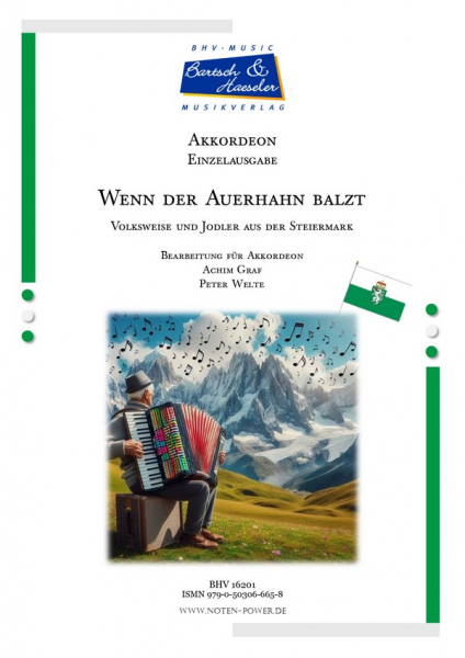 Wenn der Auerhahn balzt für Akkordeon