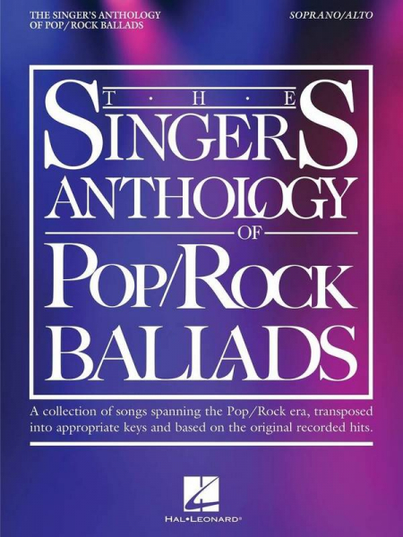 Songbook The Singer&#039;s Anthology of Pop/Rock Ballads