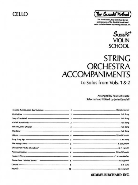 Suzuki Violin School Orchestra accompaniment to volumes 1 and 2