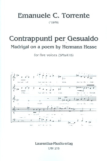 Contrappunti per Gesualdo für 5 Stimmen