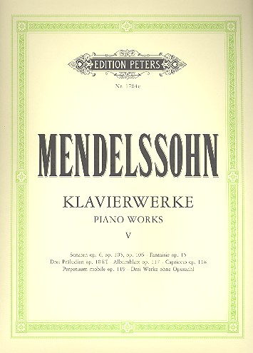Klavierwerke Band 5 für Klavier