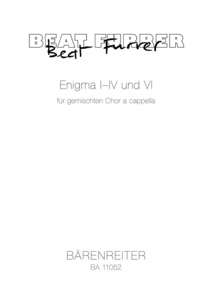 Enigma Nr.1-4 und Nr.6 für gem Chor a cappella