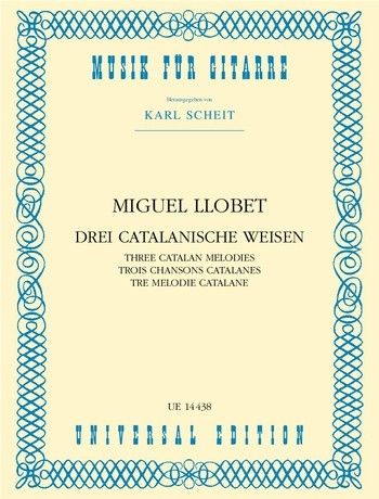 3 catalanische Weisen für Gitarre