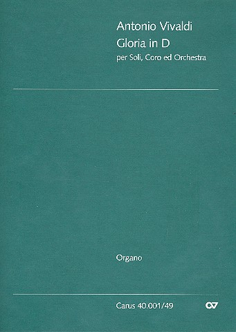 Gloria D-Dur RV589 für Soli (SSA), gem Chor und Orchester