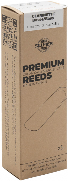B-Bass-Klarinetten-Blätter Selmer Premium 3,5