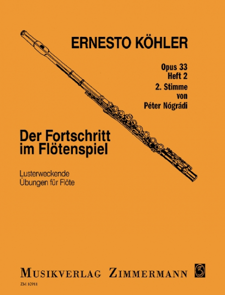 Etüden für Flöte Der Fortschritt im Flötenspiel op.33/2