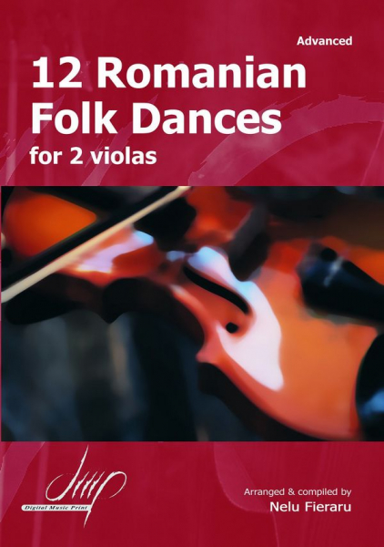 12 Romanian Folk Dances for 2 violas