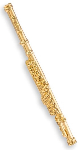 Anstecker mit Motiv Art of Music Querflöte A11