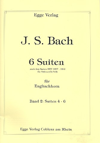 6 Suiten Band 2 (Nr.4-6) für Englischhorn