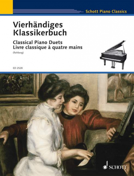 Spielbuch für Klavier Vierhändiges Klassikerbuch