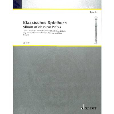 Spielbuch für Blockflöte Klassisches Spielbuch