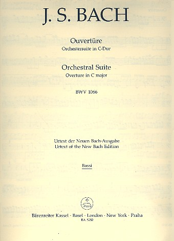 Ouvertüre C-Dur Nr.1 BWV1066 für Orchester
