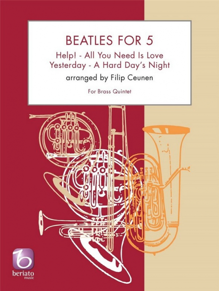 Beatles for 5 für 2 Trompeten, Horn, Posaune und Tuba