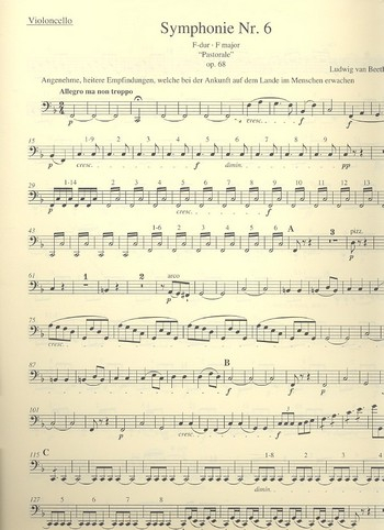 Sinfonie F-Dur Nr.6 op.68 für Orchester