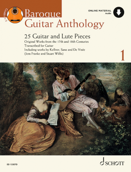 Baroque Guitar Anthology vol.1 (+Online Audio) for guitar