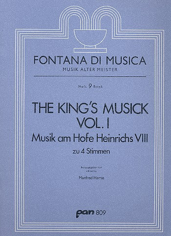 The Kings Musick Band 1 für Blockflöten (ATTB) oder andere Melodieinstrumente