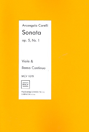 Sonate op.5,1 für Viola und Bc