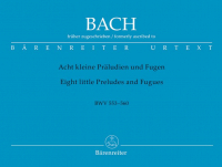 Vorschau: Spielbuch für Orgel 8 Vorschau: Spielbuch für Orgel 8 kleine Präludien und Fugen BWV 553 - 560