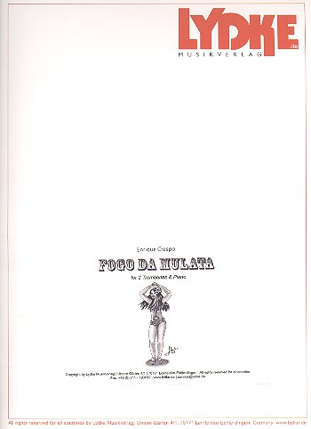 Fogo da mulata für 2 Posaunen und Klavier Stimmen