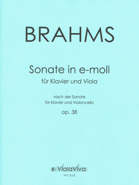 Sonate e-Moll op.38 für Viola und Klavier