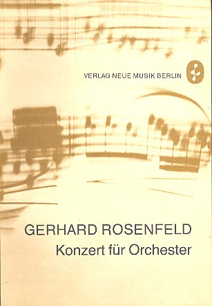 Konzert für Orchester Partitur