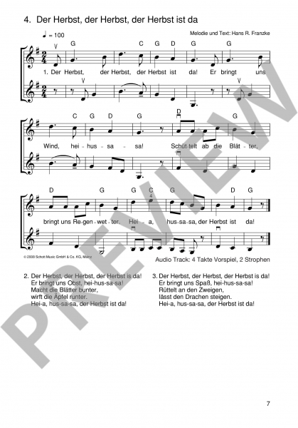 Spielbuch für Violine Die schönsten Herbst & Winterlieder