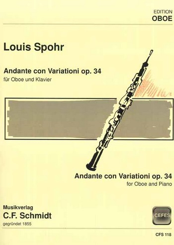 Andante con Variazioni op. 34 für Oboe und Klavier