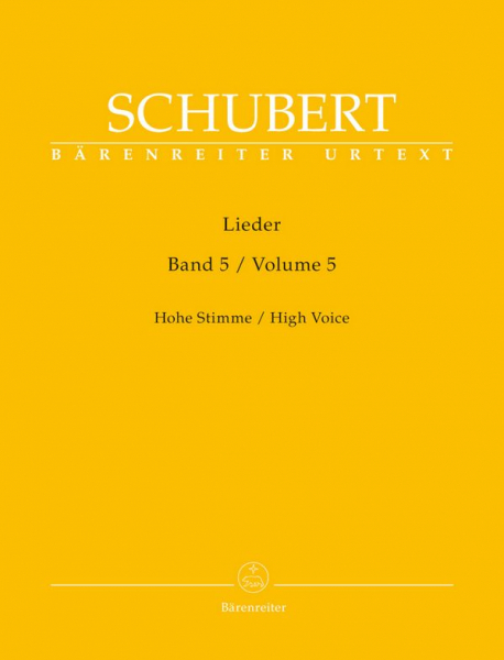 Lieder Band 5 für Gesang (hoch) und Klavier