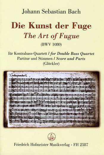 Die Kunst der Fuge BWV1080 für 4 Kontrabässe