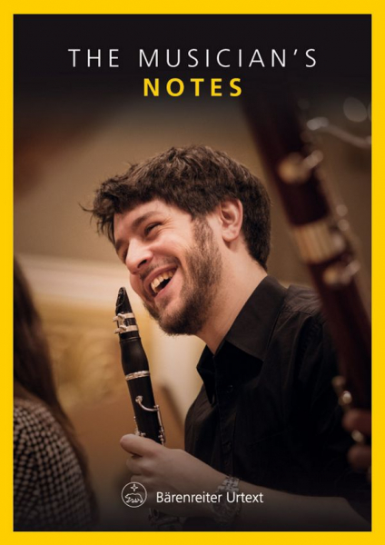 The Musician&#039;s Notes - Klarinette Notizbuch Din A5 hoch 12 Systeme, rechts Schreiblinien