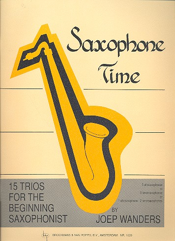 Saxophone Time 15 trios for the beginning saxophonist