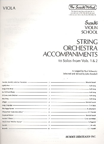 Suzuki Violin School Orchestra